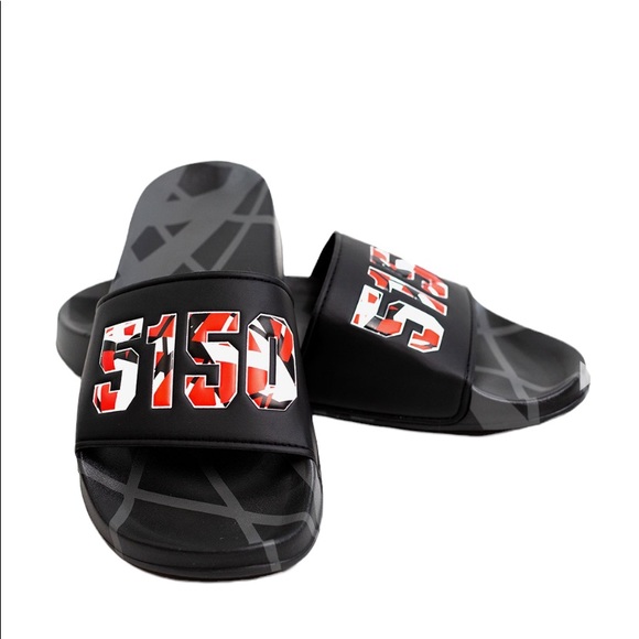Men’s NIB Eddie Van Halen 5150 Slides Size 10 - Picture 2 of 5